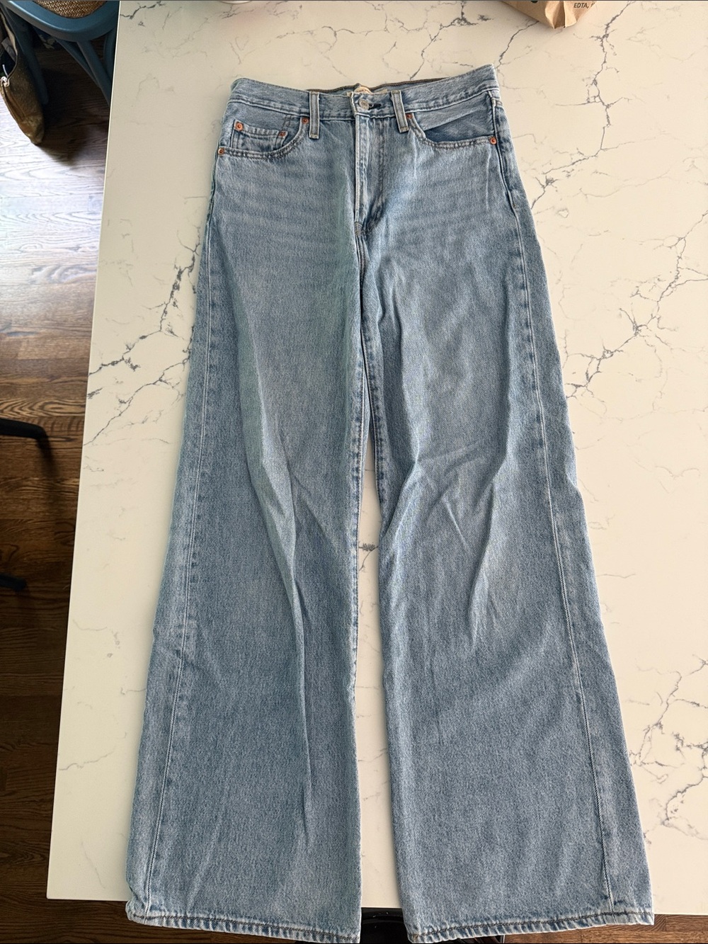 Levi's Light Blue Wide-Leg Women's Jeans
